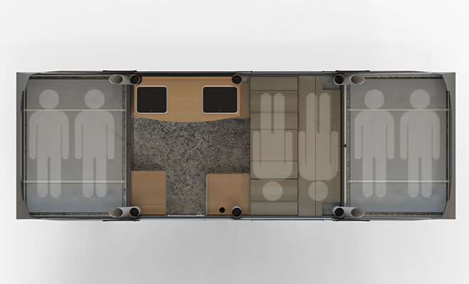 6 berth diagram