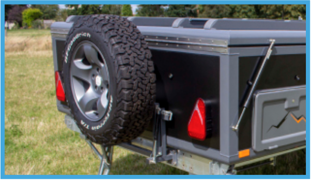 Spare wheel location