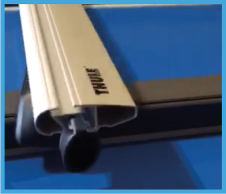 Roof bar fitted to OPUS