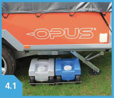 Positioning waster carriers