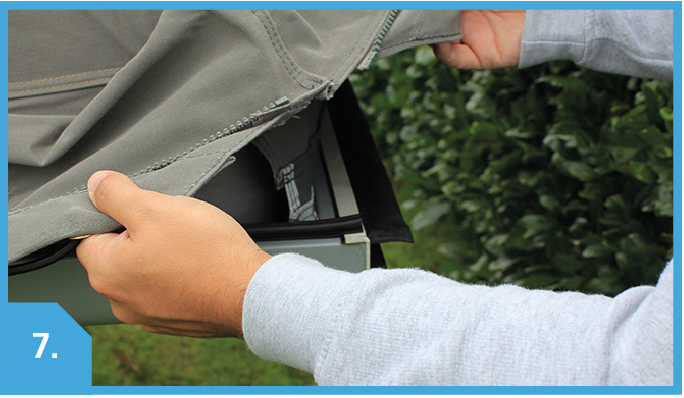 Placing canvas over corners