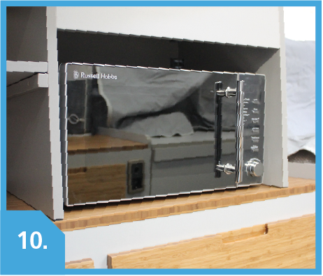 Positioned microwave