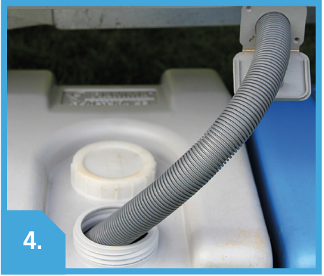 Waste pipe connection