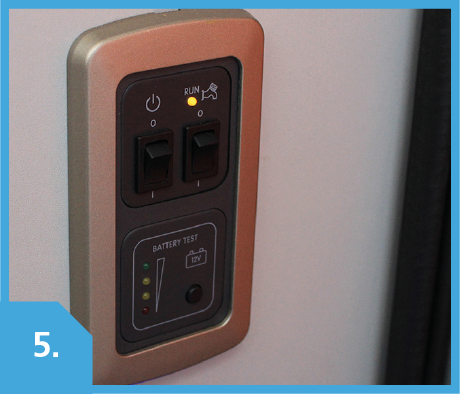 Main and Run water switch