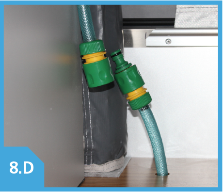 Disconnect hose coupling