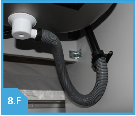 Secure waste water pipe