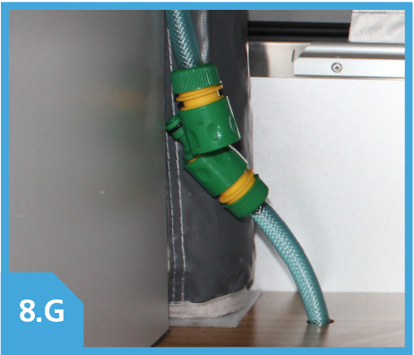 Leave hose coupler in place