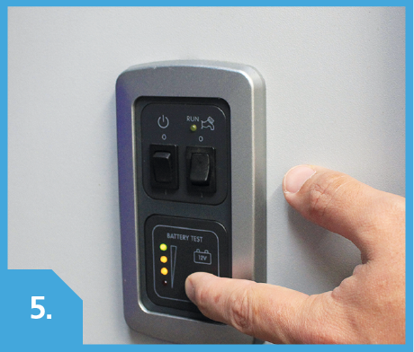 Checking battery charge