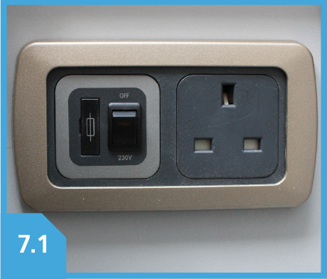 Heater isolation switch