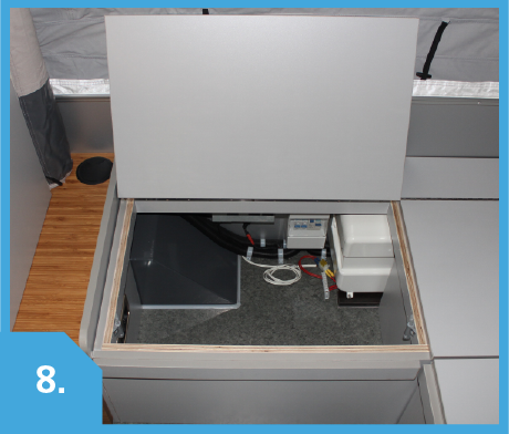 Electrical unit location