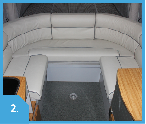 Table top and support leg removed