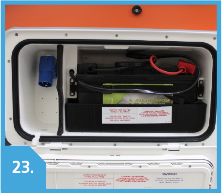 Checking battery box