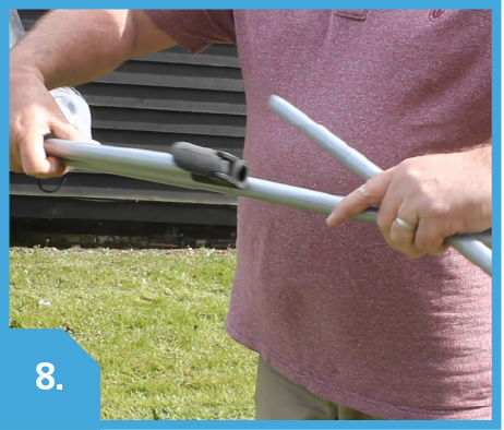 Constructing corded pole